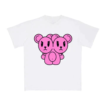T-shirt Minus Two Teddy Pink
