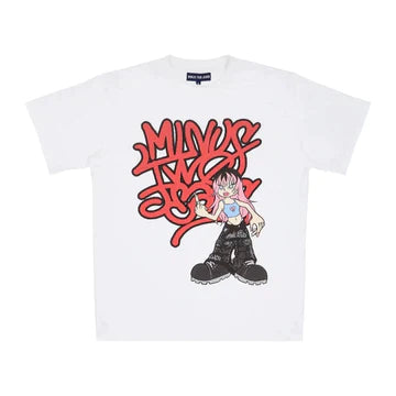 T-shirt Minus Two Graff White/Red